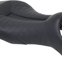 2-UP SEAT GEL-CHANNEL - TRACK LS FRONT|REAR SADDLEGEL™ PLAIN BLACK
