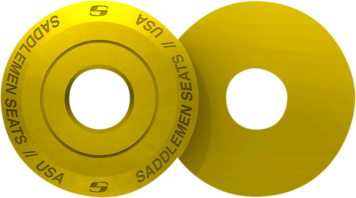 SEAT FENDER WASHER YELLOW