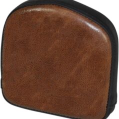 SISSY BAR PAD RENEGADE™ LARIAT SHORT REAR VINYL PLAIN BROWN|BLACK