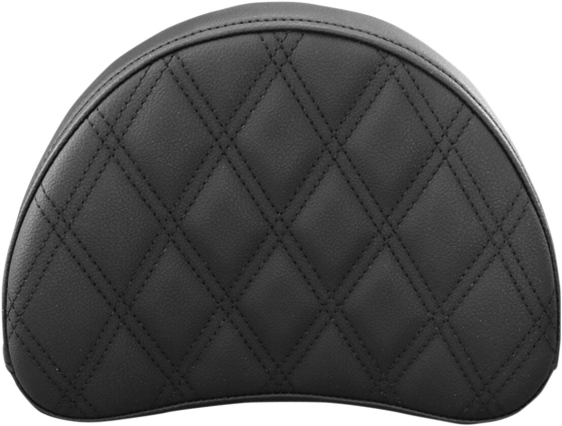 SISSY BAR PAD EXPLORER™ LS REAR VINYL PLAIN BLACK