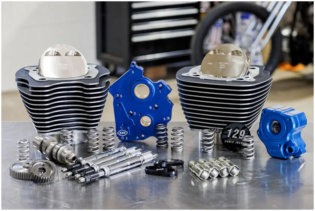 129" Power Package Engine Performance Kit - Gear Drive - Oil Cooled - M8 - Bild 2