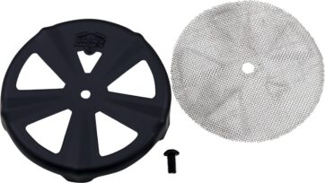 AIR CLEANER COVER FOR VO2 NAKED SKULLCAP CROWN BLACK