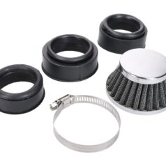 AIR FILTER POWER SHORTY 44-54MM CHROME