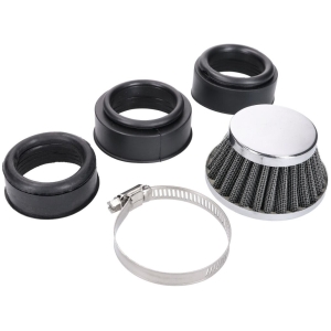 AIR FILTER POWER SHORTY 44-54MM CHROME