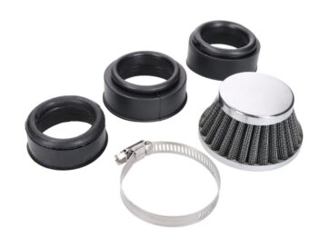 AIR FILTER POWER SHORTY 44-54MM CHROME