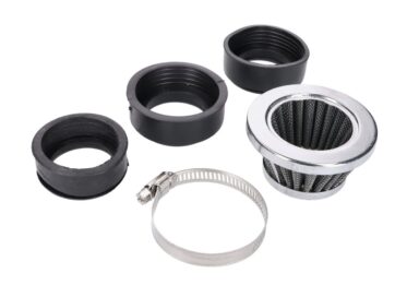 AIR FILTER POWER SHORTY 44-54MM CHROME - Bild 2