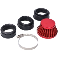 AIR FILTER POWER SHORTY 44-54MM RED