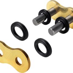 124 RH2 1 RIVET LINK 420 NON-SEAL REPLACEMENT CONNECTING LINK / GOLD|NATURAL