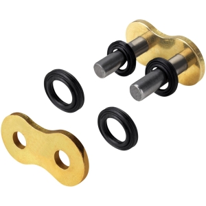 124 RH2 1 RIVET LINK 420 NON-SEAL REPLACEMENT CONNECTING LINK / GOLD|NATURAL