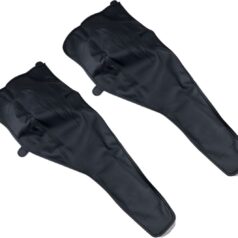 TATTOO REAR FENDER BRA SET BLACK HARLEY DAVIDSON