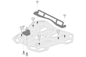 ADAPTER KIT ADVENTURE-RACK BLACK For Shad - Bild 2