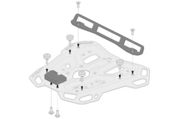 ADAPTER KIT ADVENTURE-RACK BLACK For Shad 2 - Bild 2