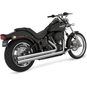 V&H BIG SHOTS LONG Krom Till Softail 86-11