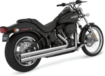V&H BIG SHOTS LONG Krom Till Softail 86-11