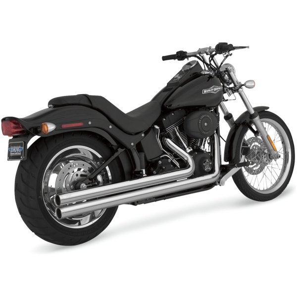 V&H BIG SHOTS LONG Krom Till Softail 86-11