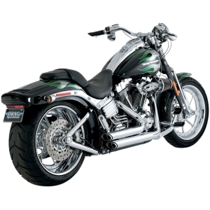 V&H SHORTSHOTS STAGGERED Krom Till Softail 86-11