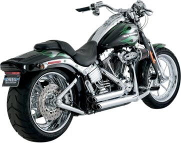 V&H SHORTSHOTS STAGGERED Krom Till Softail 86-11