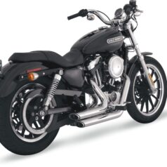 V&H SHORTSHOTS STAGGERED Krom Till Sportster (883,1200) 04-13