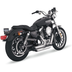 V&H SHORTSHOTS STAGGERED Krom Till Sportster (883,1200) 04-13