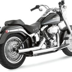 V&H STRAIGHTSHOTS Krom, Till Softail 86-11