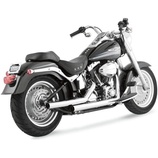 V&H STRAIGHTSHOTS Krom, Till Softail 86-11