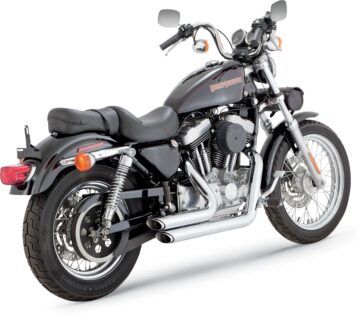 V&H SHORTSHOTS STAGGERED Krom Till Sportster (883,1200) 99-03 - Bild 3