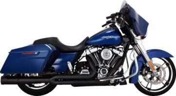 V&H PROPIPE .Svart.Till Harley Touring 2017+