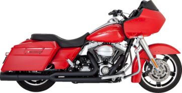 V&H PROPIPE .Svart.Till Harley Touring 09-16