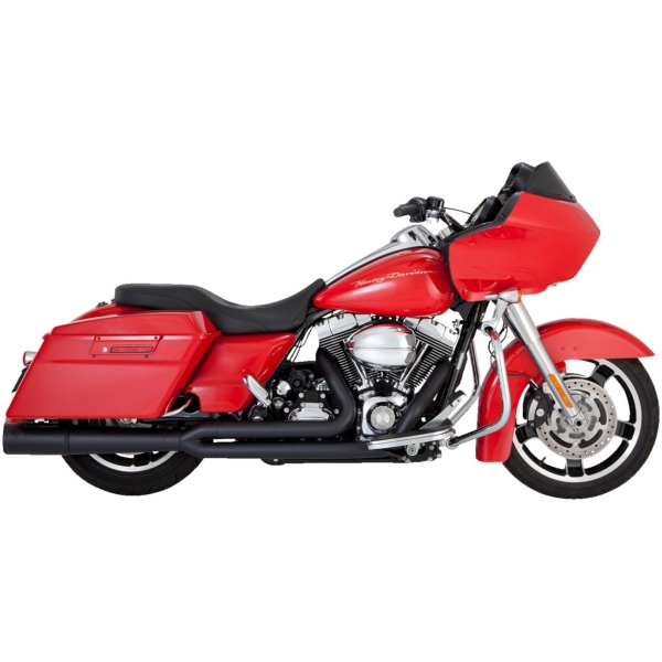 V&H PROPIPE .Svart.Till Harley Touring 09-16