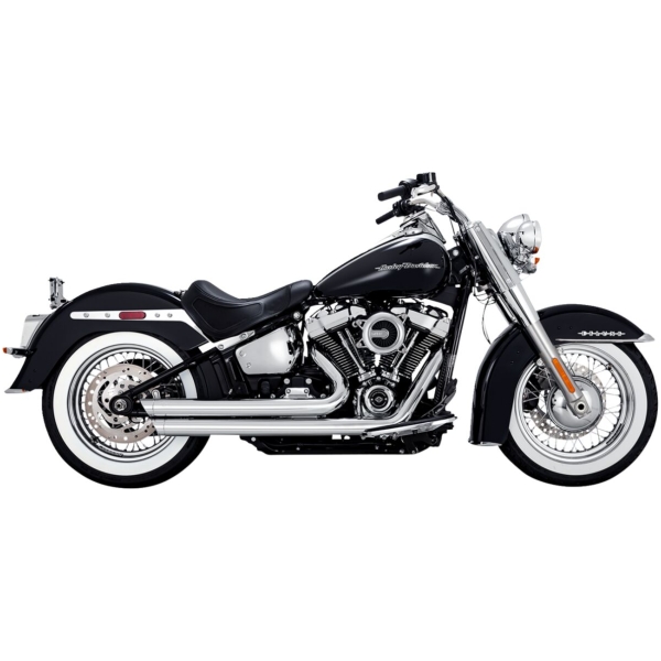 V&H Big-Shots Staggered.Krom.Till Softail 2018+ - Bild 2