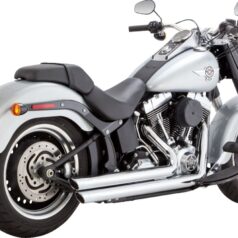 V&H B BigShots .Krom .Till Softail 86-17