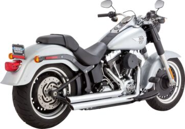 V&H B BigShots .Krom .Till Softail 86-17