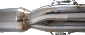 V&H 2-1 HI OUTPUT Borstat stål Till Harley Touring 2017+ - Bild 3