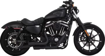 V&H Mini Grenades Svart Till Sportster (883,1200) 14-22