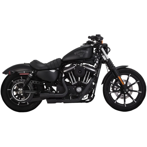 V&H Mini Grenades Svart Till Sportster (883,1200) 14-22