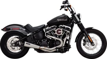 V&H  2-1 Upsweep Borstat stål Till Softail 2018+ - Bild 2