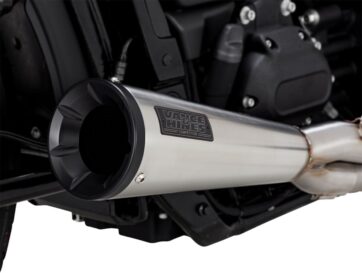 V&H  2-1 Upsweep Borstat stål Till Softail 2018+ - Bild 3