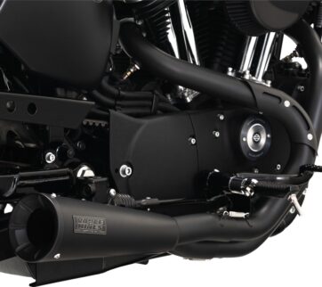 V&H Upsweep 2-1 SS,Svart .Till Sportster (883,1200) 04-13 - Bild 3