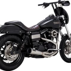 V&H BRUSHED STAINLESS 2-1 UPSWEEP 91-09 DYNA