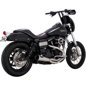 V&H BRUSHED STAINLESS 2-1 UPSWEEP 91-09 DYNA