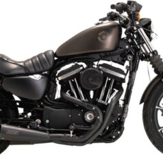 V&H 2 -1 UPSWEEP PCX Svart till Sportster (883,1200) 14-22