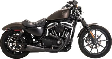 V&H 2 -1 UPSWEEP PCX Svart till Sportster (883,1200) 14-22