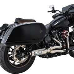 V&H SUPERSPORT 2-1 BRUSHED Till Softail 2018+