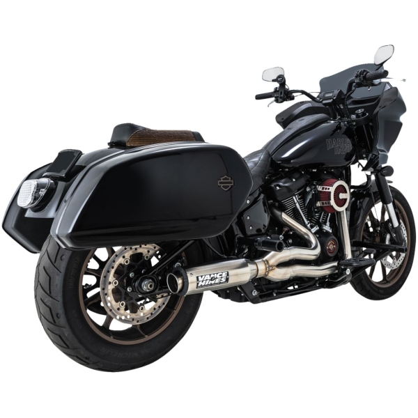 V&H SUPERSPORT 2-1 BRUSHED Till Softail 2018+
