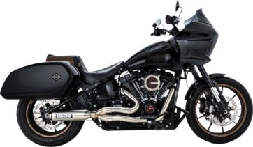 V&H SUPERSPORT 2-1 BRUSHED Till Softail 2018+ - Bild 3