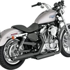 MUFFLER TWIN SLASH 3" BLACK
