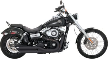 MUFFLER TWIN SLASH 3" BLACK