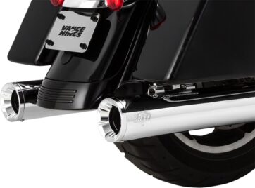 MUFFLER SLIP-ON ELIMINATOR 400 CHROME W/CHROME END CAPS