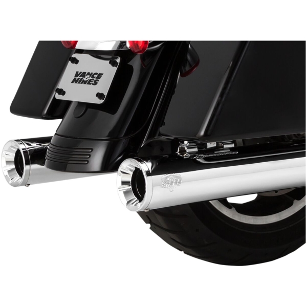 MUFFLER SLIP-ON ELIMINATOR 400 CHROME W/CHROME END CAPS