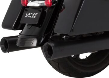 MUFFLER SLIP-ON ELIMINATOR 400 BLACK W/BLACK END CAPS